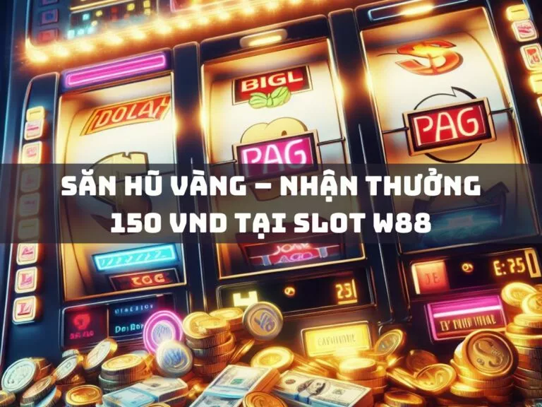 golden jackpot hunt for 150 vnd reward at w88 slots 5 san hu vang nhan thuong 150 vnd tai slot w88