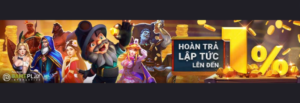 W88 hoàn trả lên đến 1% cho các tựa game slot