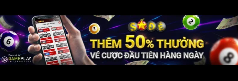Số đề Việt W88. Nhận thêm 50% vé cược đầu tiên hàng ngày