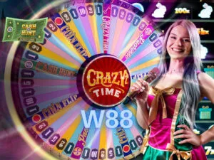 Hướng dẫn cách chơi Crazy Time tại W88 đơn giản